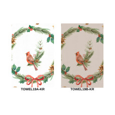 Набір з 2 шт. кухонних рушників "Red Cardinal" SET TOWELS-19