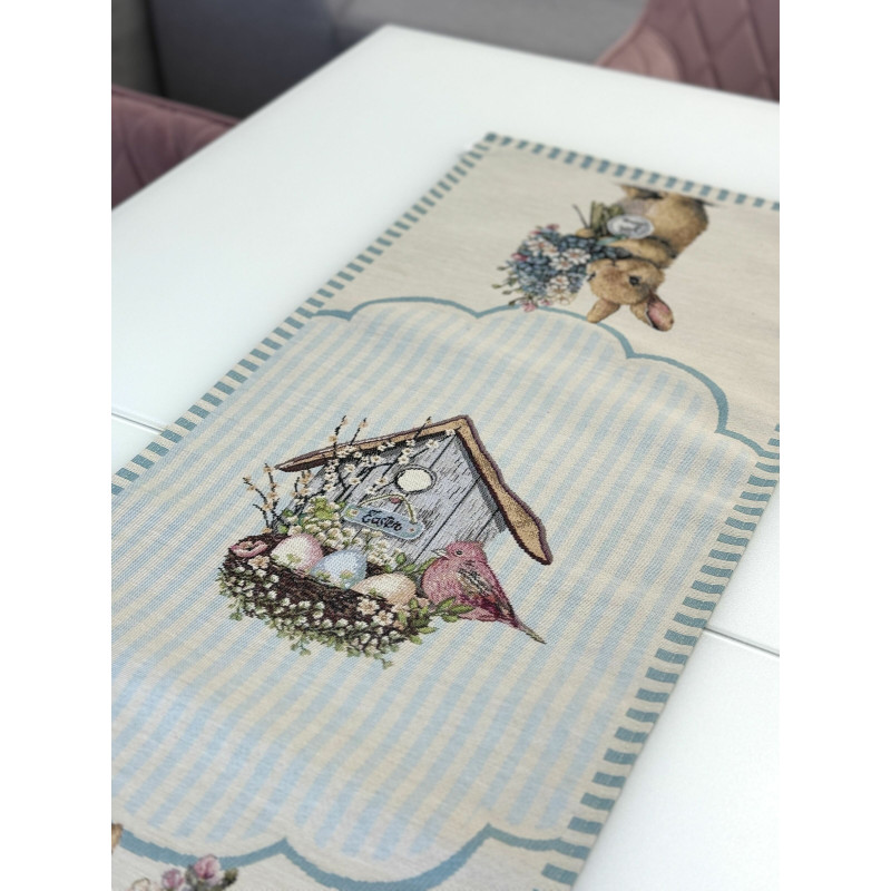 Доріжка гобеленова BLUE BUNNIES Limaso