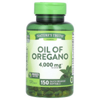 Масло орегано, Oil Of Oregano, Vitamins, Nature's Truth, 2000 мг, 150 гелевых капсул быстрого высвобождения