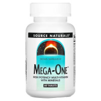 Мультивитамины Mega-One, Multi-Vitamin with Minerals, Source Naturals, по 1 в день, 60 таблеток