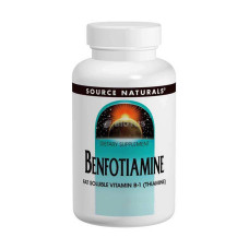 Бенфотіамін, Benfotiamine, Source Naturals, 150 мг, 30 таблеток