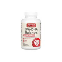 Рыбий жир баланс, EPA-DHA Balance, Jarrow Formulas, 1200 мг жирных кислот Омега-3 для поддержки сердечно-сосудистой системы, 120 капсул