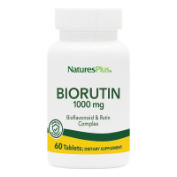 Рутін, Biorutin, Nature's Plus, 1000 мг, 60 пігулок