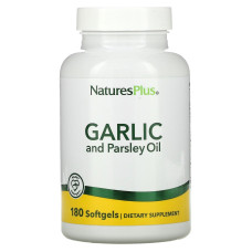 Часник і петрушка (масло), Garlic and Parsley Oil, Nature's Plus, 180 гелевих капсул