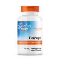 Бакопа, Bacopa With Synapsa, Doctor's Best, 320 мг, 60 капсул