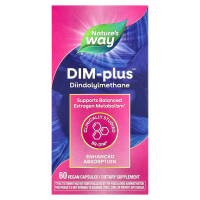 ДИМ плюс, метаболизм эстрогенов, DIM-Plus, Nature's Way, 60 вегетарианских капсул