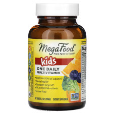 Витамины для детей, Kid's One Daily, MegaFood, 1 в день, 30 таблеток