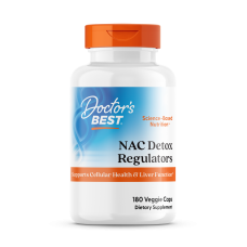 Ацетилцистеїн, NAC Detox Regulators, Doctor's Best, 180 капсул