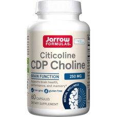 Цитиколин, Citicoline, CDP Choline, Jarrow Formulas, 250 мг, 60 капсул