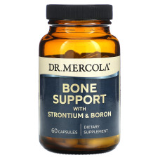 Підтримка кісток, стронцій та бор, Bone Support with Strontium and Boron, Dr. Mercola, 60 капсул