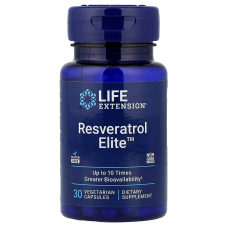 Ресвератрол, Resveratrol Elite, Life Extension, 30 вегетаріанських капсул