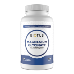 Магний глицинат, Magnesium Glycinate, Biotus, 250 мг, 120 капсул