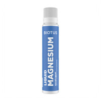 Магний жидкий, Magnesium Liquid, Biotus, вкус вишни, с подсластителем, 1 флакон, 20 мл