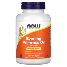 Олія вечірньої примули, Evening Primrose Oil, Now Foods, 500 мг 250 капсул