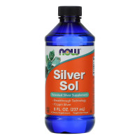Гидрозоль серебра (коллоидное серебро), Silver Sol, Now Foods, 237 мл