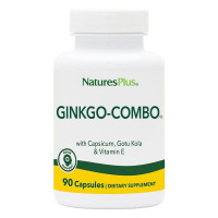 Гінкго білоба комбо, Ginkgo-Combo, Nature's Plus, 90 капсул