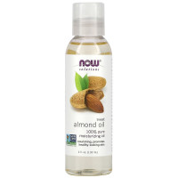 Масло солодкого мигдалю, Sweet Almond Oil, NOW Foods, Solutions, 118 мл