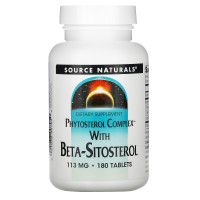 Комплекс фітостеролів з бета ситостеролом, Phytosterol, Source Naturals, 113 мг, 180 таблеток