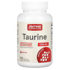 Таурин, Taurine, Jarrow Formulas, 1000 мг, 100 капсул