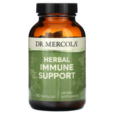 Поддержка иммунитета, Herbal Immune Support, Dr. Mercola, травяная, 90 капсул
