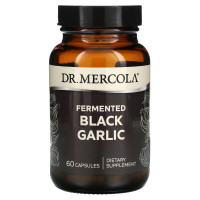 Чорний часник, Black Garlic, Dr. Mercola, ферментований, 60 капсул