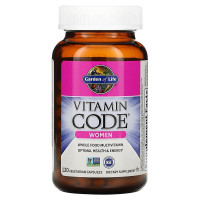 Сырые Витамины для женщин, Whole Food Multivitamin for Women, Garden of Life, цельнопищевые, 120 вегетарианских капсул