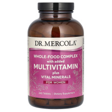 Мультивітаміни для жінок, Multivitamin Plus Vital Minerals, Dr. Mercola, 240 таблеток