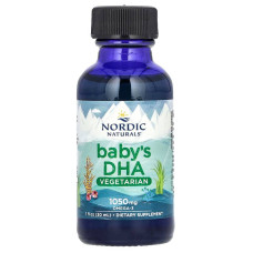 Риб'ячий жир для дітей, Babys DHA, Nordic Naturals, вегетаріанський, 30 мл.