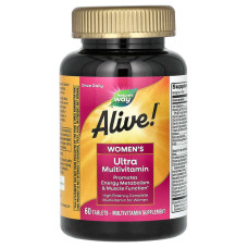 Мультивитамины для женщин, Alive!, Women's Multi-Vitamin, Nature's Way, 60 таблеток