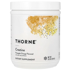 Креатин, Creatine, Thorne, со вкусом ананас-апельсин, 384 г