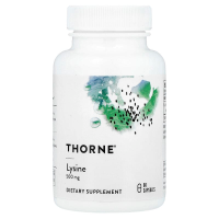 Лізин, L-Lysine, Thorne, 500 мг, 60 капсул
