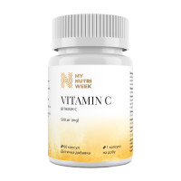 Витамин С, Vitamin C, My Nutri Week, 500 мг, 60 капсул