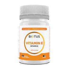 Вітамін Е, Vitamin Е, Biotus, 100 мг, 30 капсул