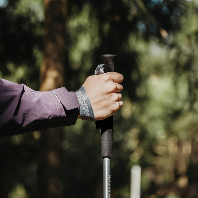 Трекінгова палиця Naturehike CNK2450DS016, 130 см, сіра