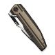 Ніж складаний туристичний Weknife Reveille (9.7 см) Bohler M390 / Titanium бронзовий