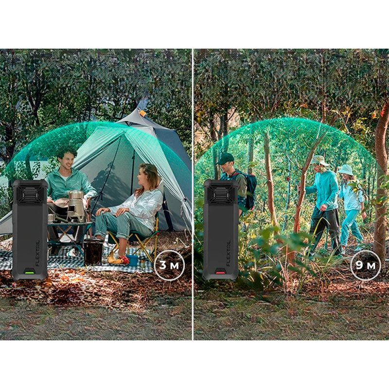 Портативний фумігатор-павербанк Flextail Max Repel S, графіт