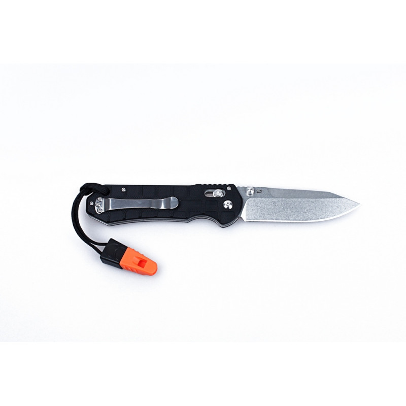Ніж складаний туристичний Ganzo G7452P-WS ( 9 см) 440С / G10 помаранчевий текстурований