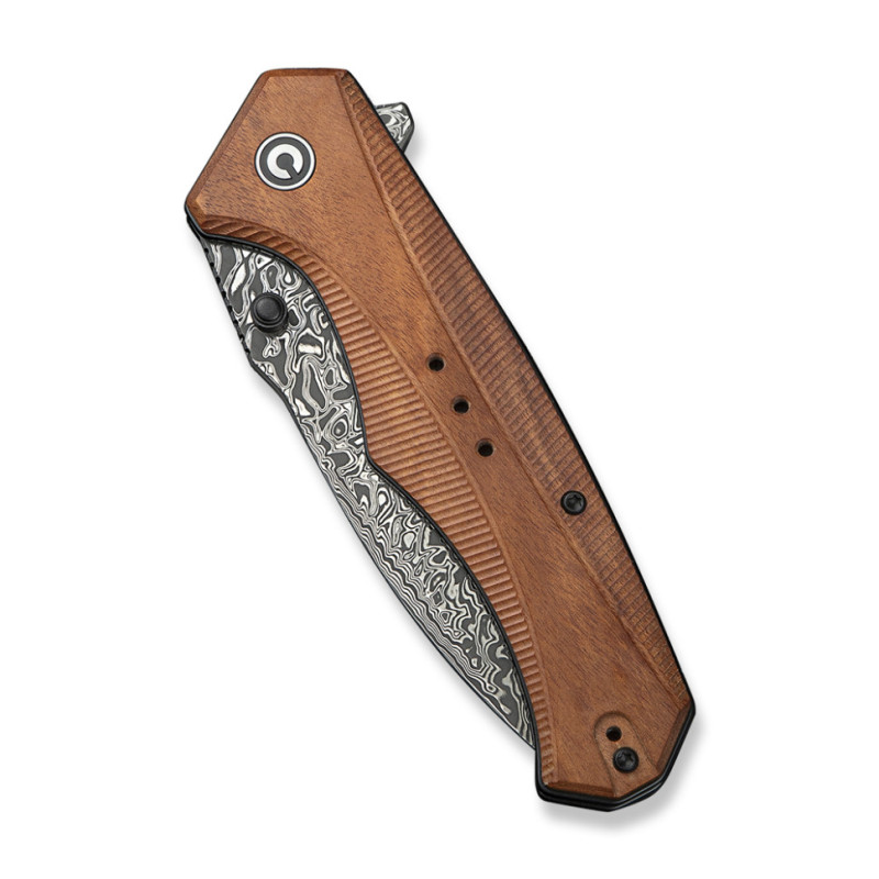 Ніж складаний туристичний Civivi Photonix, (9.4 см) Damascus / Guibourtia Wood