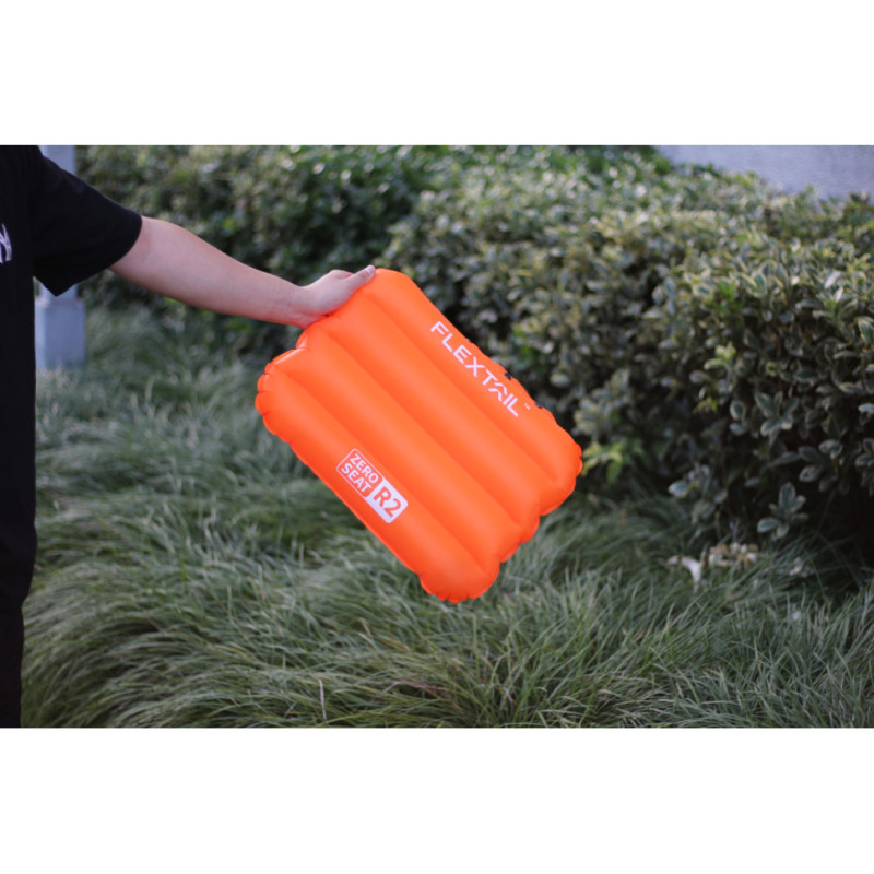 Сидушка надувна Flextail Zero Seat R02, 70 мм, помаранчева