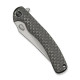 Ніж складаний туристичний Weknife Dracarys, (9.1 см) Böhler M390 / титан 6AL4V сірий