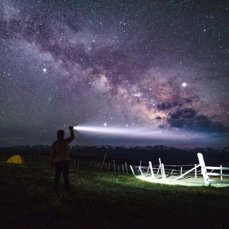 Світлодіодний ліхтар 6в1 з магнітом, з функцією powerbank, 1000 лм
