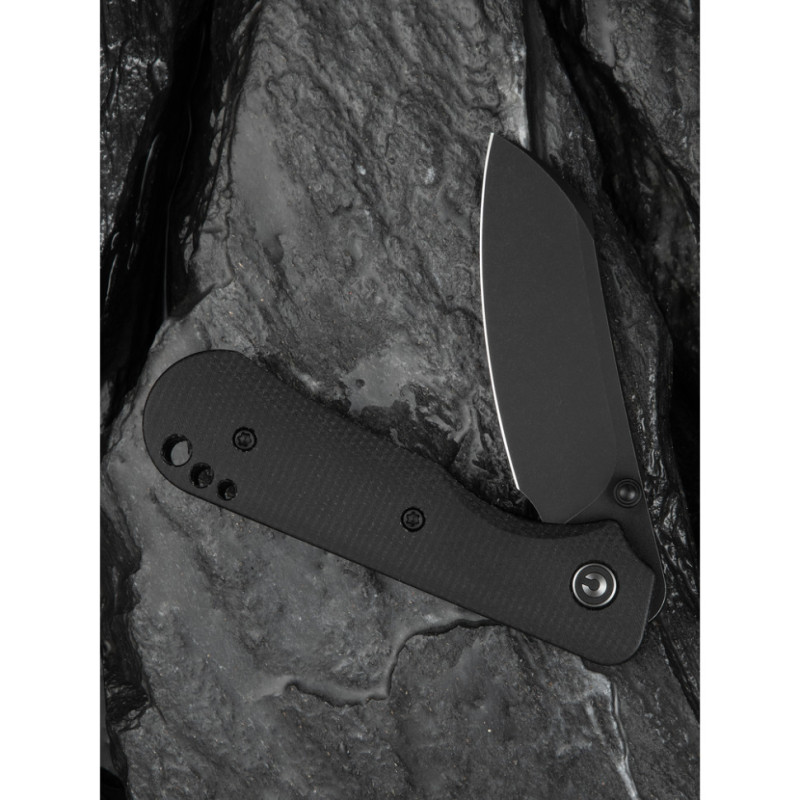 Ніж складаний кишеньковий Civivi Crabby, (6.9 см) 14C28N / Micarta чорний