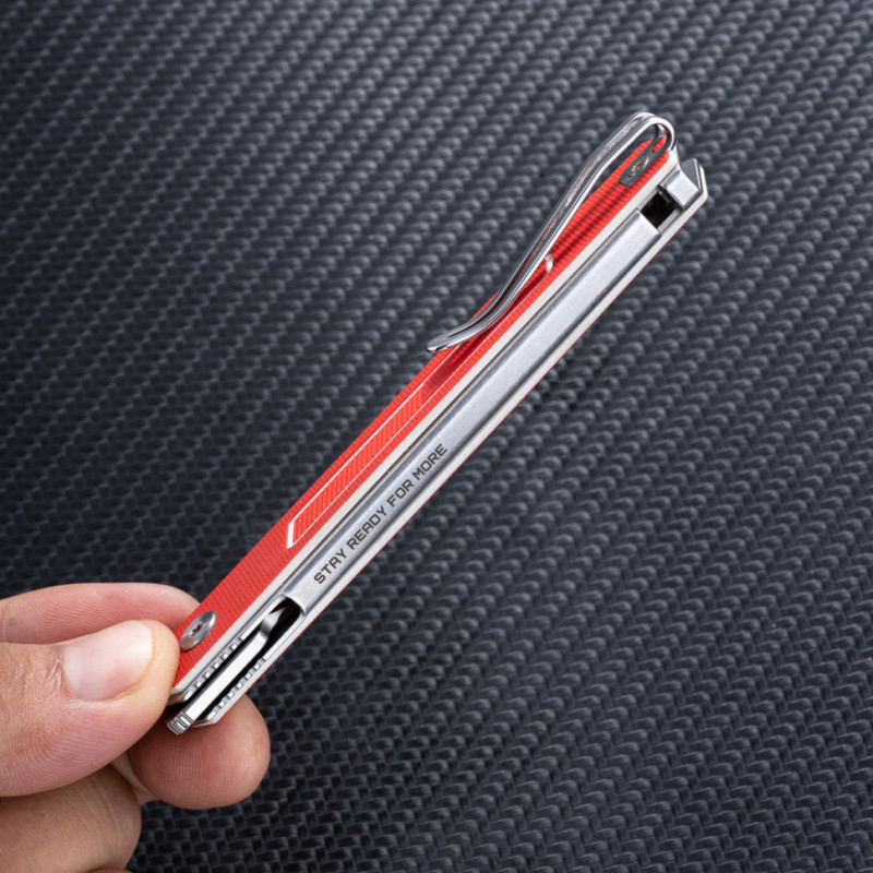 Ніж складаний SRM Swift 125L-GR, червоний