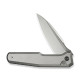 Ніж складаний туристичний Weknife Dressytak (8.6 см) Bohler M390 / Titanium сірий