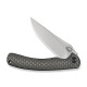 Ніж складаний туристичний Weknife Dracarys, (9.1 см) Böhler M390 / титан 6AL4V сірий