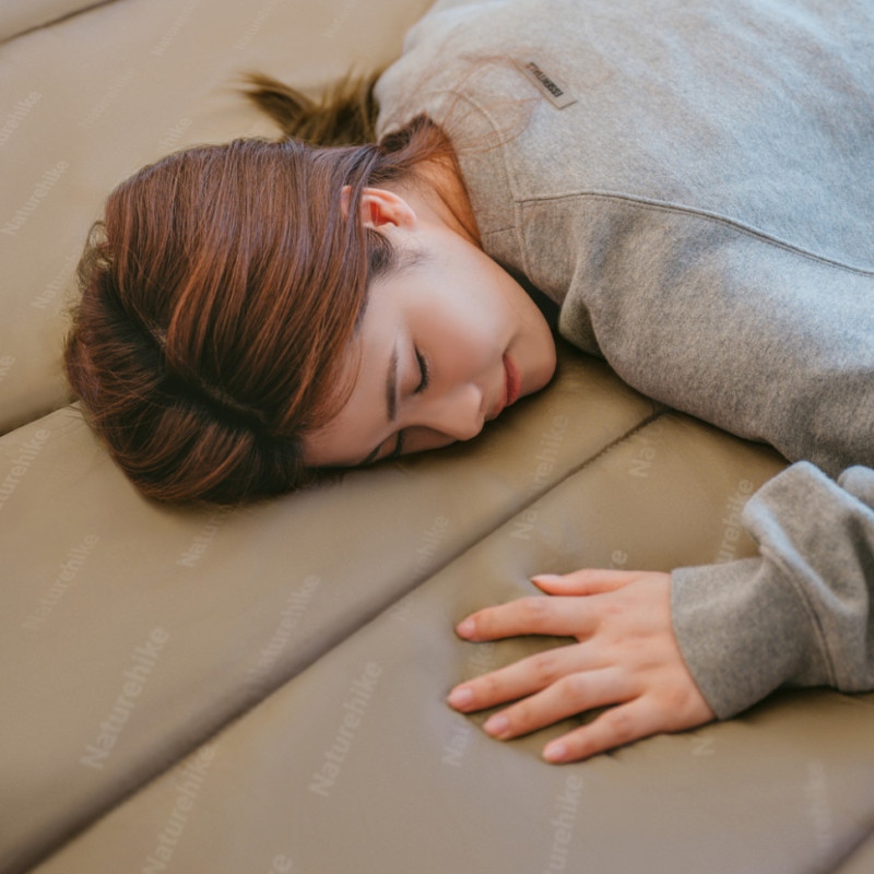 Спальник з капюшоном Naturehike Sunny Day PL02 U350 CNK2550WS028, (6°C), лівий, блакитно-синій