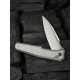 Ніж складаний туристичний Weknife Dressytak (8.6 см) Bohler M390 / Titanium сірий