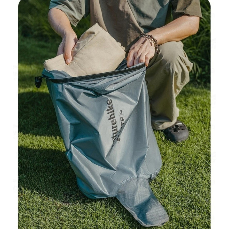 Гермомішок-насос універсальний для надування матраців та подушок Naturehike, сірий