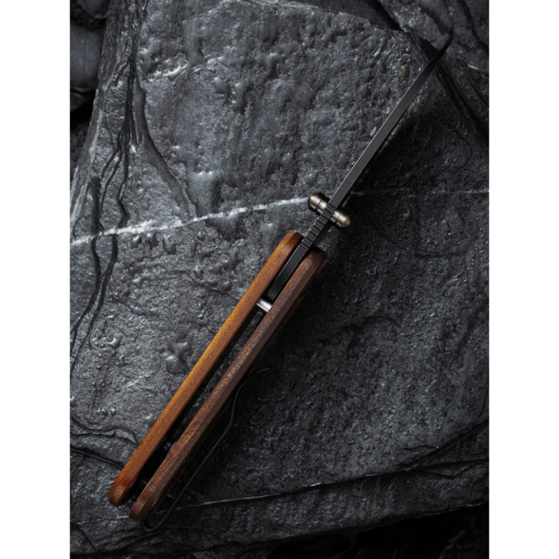 Ніж складаний кишеньковий Civivi Baby Banter, (5.9 см) Nitro-V / Guibourtia Wood