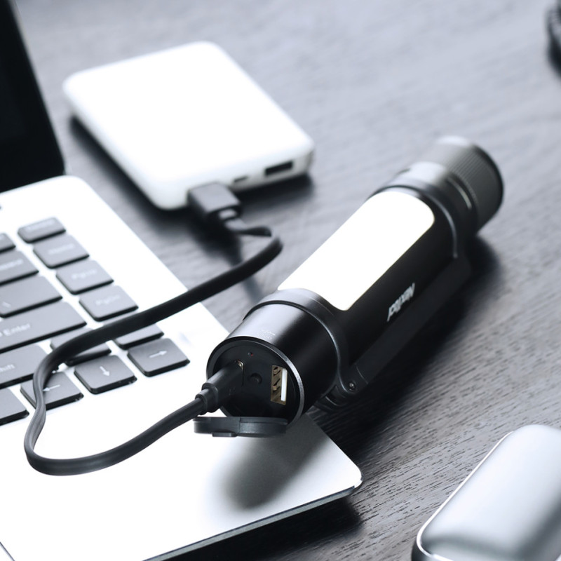 Світлодіодний ліхтар 6в1 з магнітом, з функцією powerbank, 1000 лм